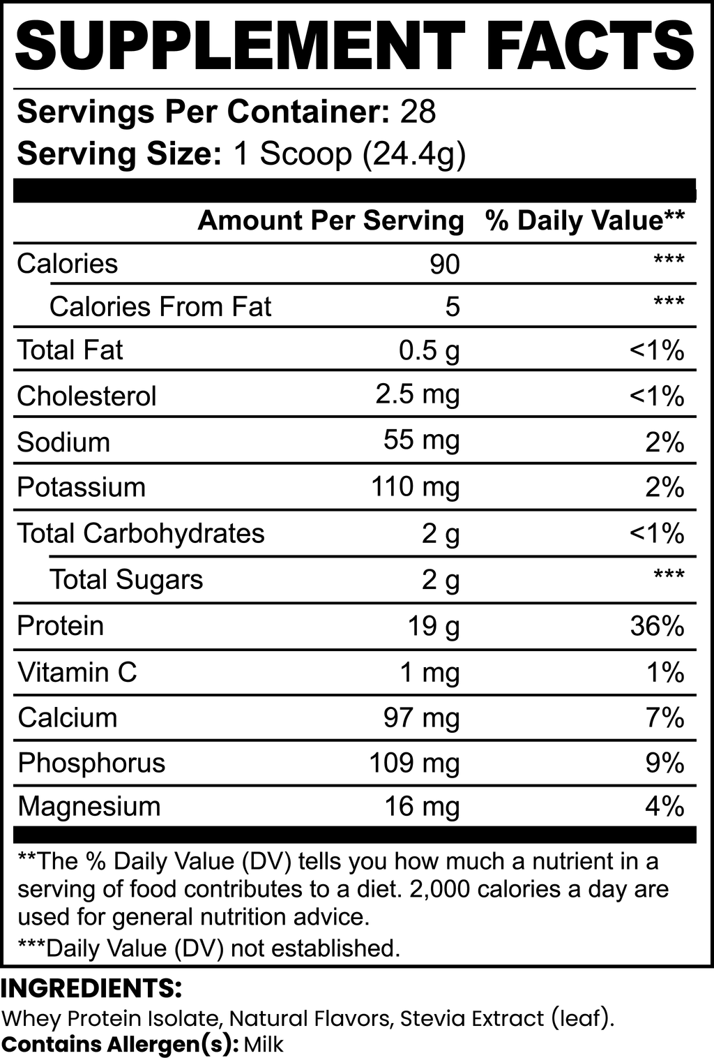 Pure3 Vanilla Protein Powder